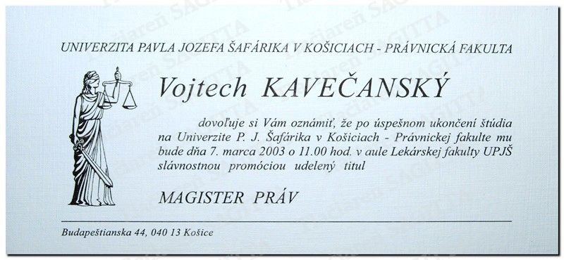 Promočné oznámenie vzor 2