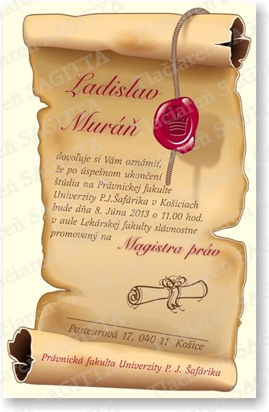 Promočné oznámenie vzor 103