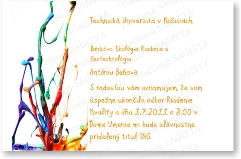 Promočné oznámenie vzor 119