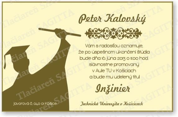 Promočné oznámenie vzor 130
