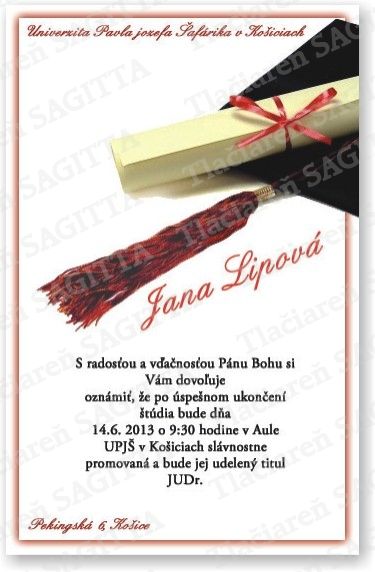 Promočné oznámenie vzor 148