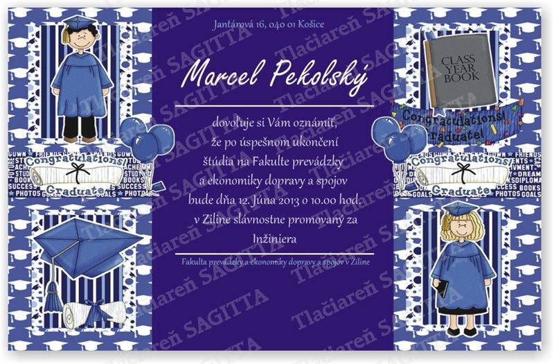 Promočné oznámenie vzor 149