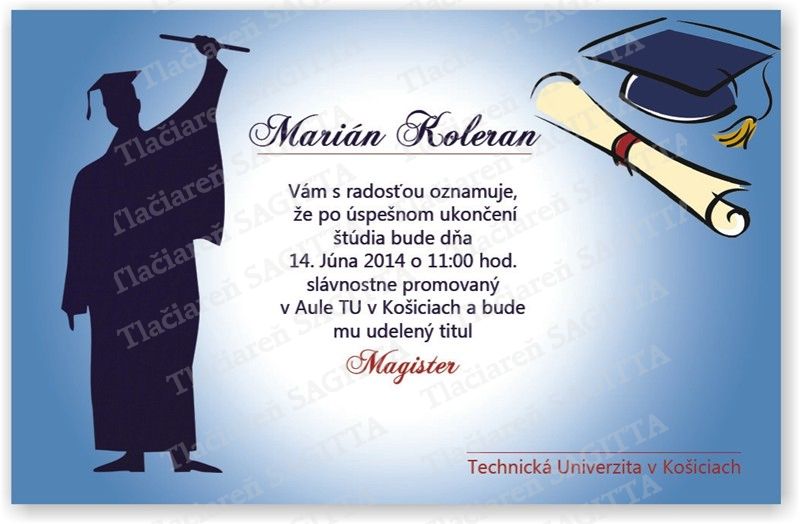 Promočné oznámenie vzor 154