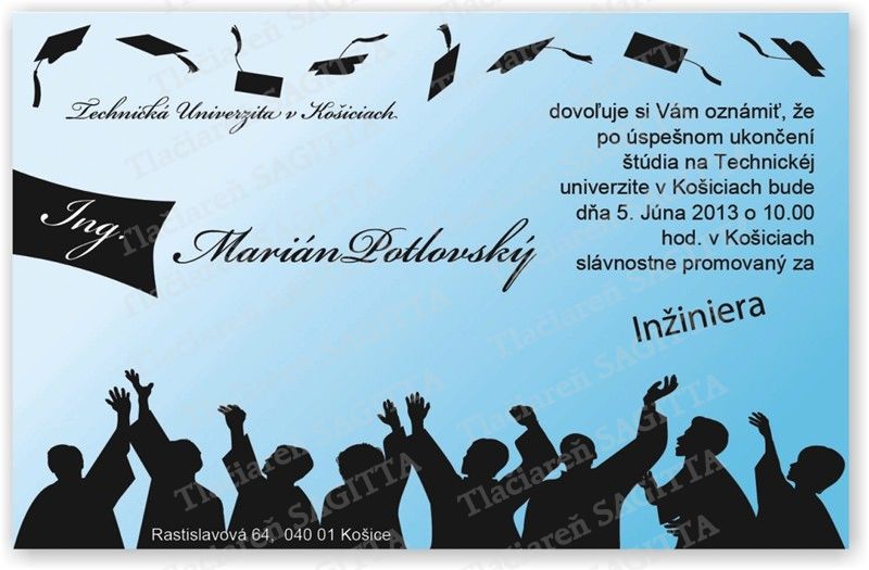 Promočné oznámenie vzor 161