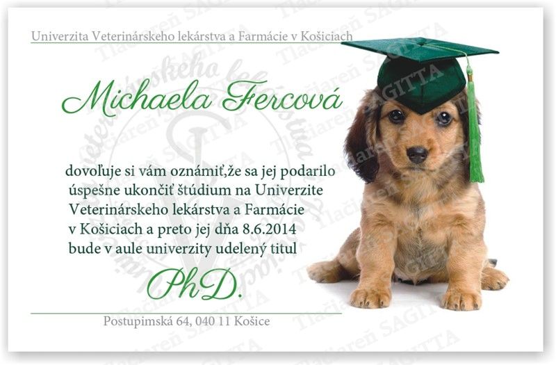 Promočné oznámenie vzor 182