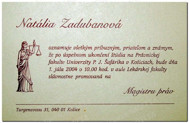 Promočné oznámenie vzor 22