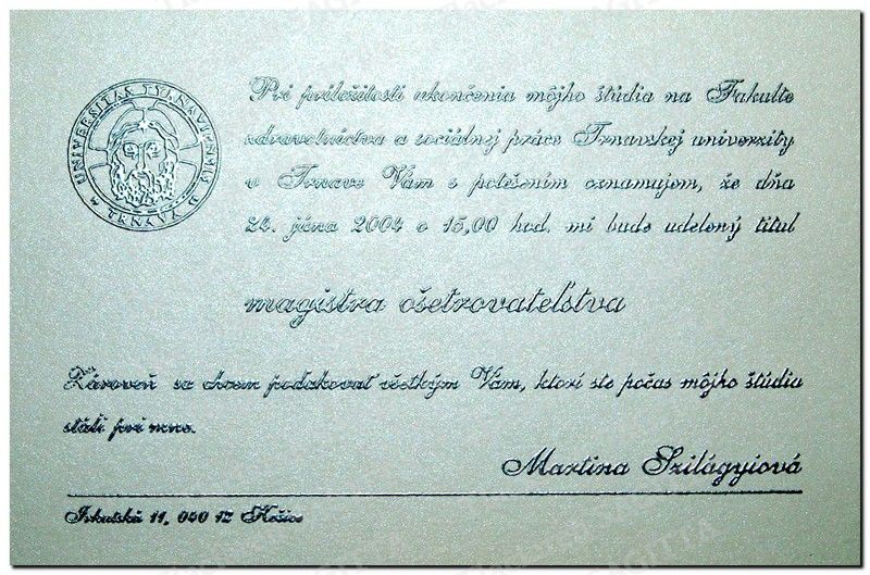 Promočné oznámenie vzor 23