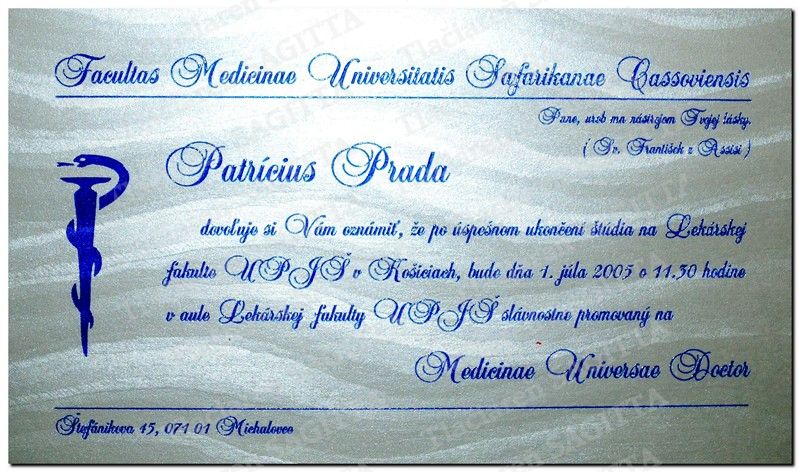 Promočné oznámenie vzor 31