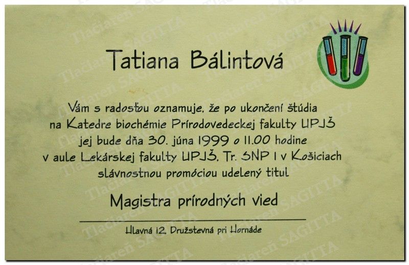 Promočné oznámenie vzor 39