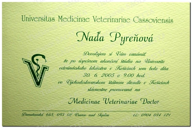 Promočné oznámenie vzor 59