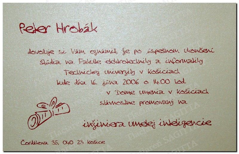 Promočné oznámenie vzor 70