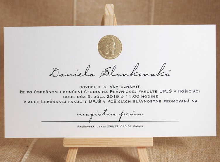 Promočné oznámenie vzor 200