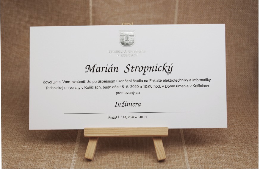 Promočné oznámenie vzor 201